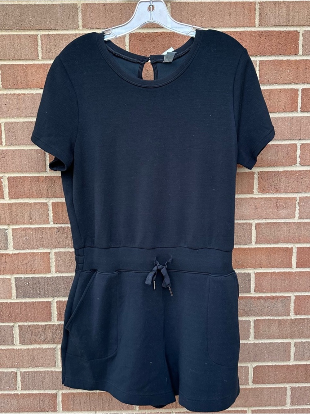 SPANX Black Airluxe Romper Size Large